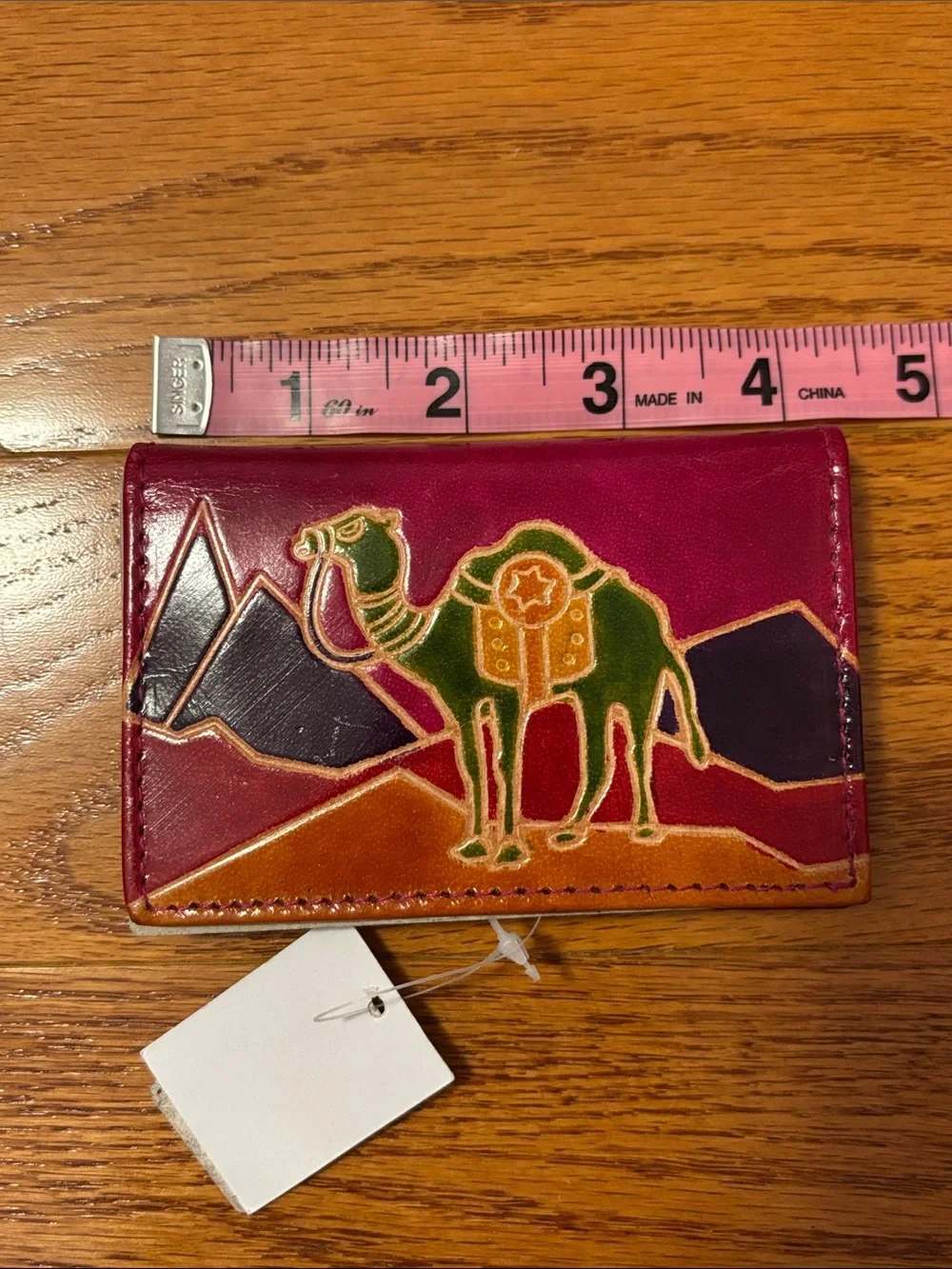NEW Colorful Camel Cardholder Snap Button Wallet Pink Orange Purple Green Gift
